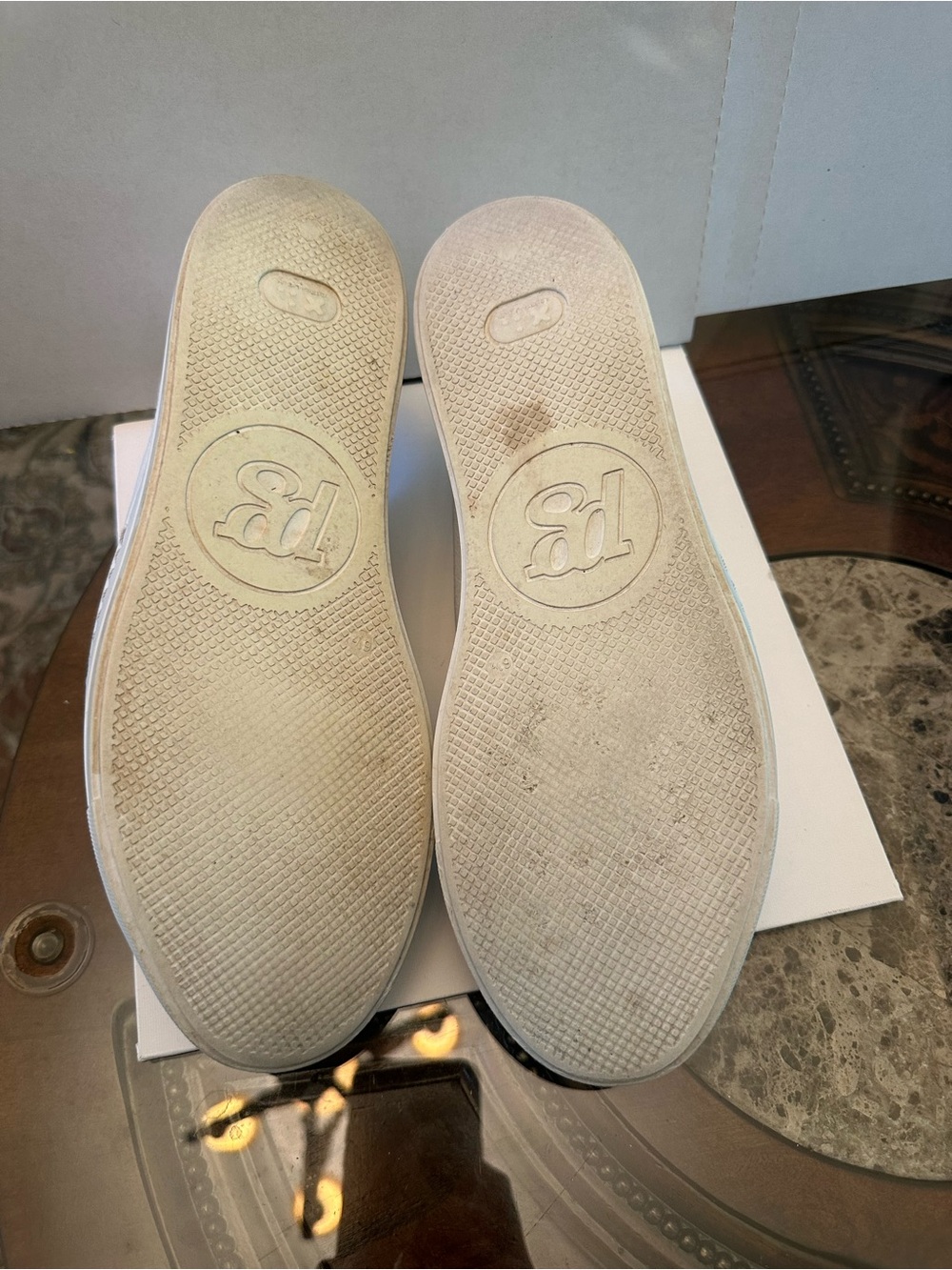 Pre-owned Paul Green Platform Sneaker Women White Leather Low-Top Sneakers Size - Picture 10 of 17